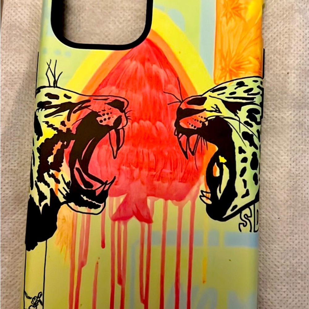 New Custom IPhone 12 Phone Case “Wild Cat”